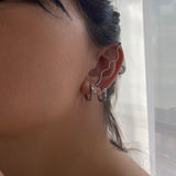 Forever Diamond and Gold Hoops