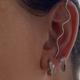 Forever Diamond and Gold Hoops