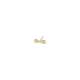 Flat Back Balanced Sun Disc Earring