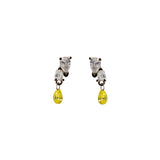 Me and You Canary Dangle Earring