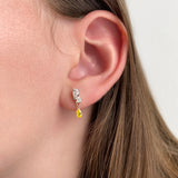 Me and You Canary Dangle Earring