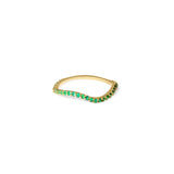 Sea Foam Emeralds Wave Band