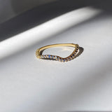 Sea Foam Ombre Wave Band