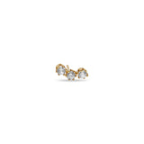 Diamond Tiny Magic Trio Stud Earring