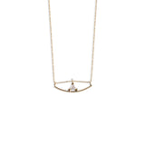 Diamond Element Gold Necklace