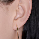 Large Demi Hoop Earring