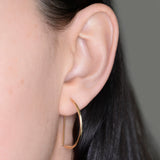 Large Demi Hoop Earring