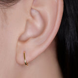 Small Paperclip Earring
