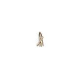Ruby Horizon Mini Thread Earring