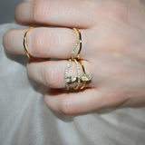 Emerald Ocean Drop Nalu Band Ring