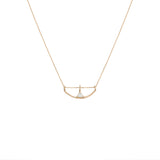 Diamond Element Gold Necklace