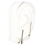 Diamond Crusader Earlobe Line Cuff