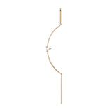 Diamond Element Needle Earring