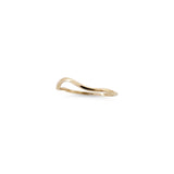 Nalu Plain Wave Band Ring
