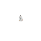 Large Ocean Tear Drop Stud Earring (single)