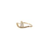 Emerald Ocean Drop Nalu Band Ring