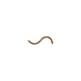 Sapphire Pave Wave Stud Earring (single)