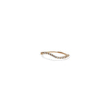 Pave Ocean Wave Diamond Band Ring