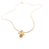 Rose Pendant Gold Charm