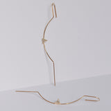 Diamond Element Needle Earring