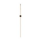 LINE I —Black Diamond Point Needle Earring