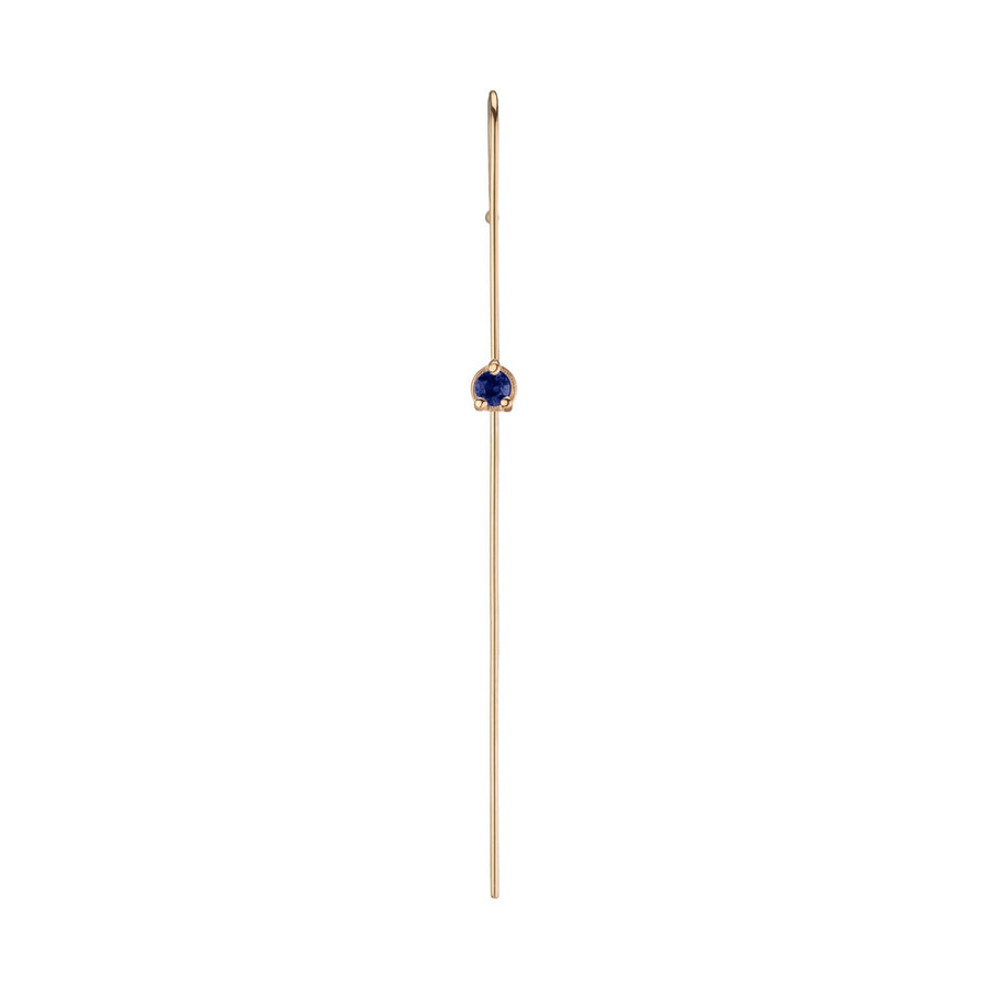Precious Gem  Needle Earring
