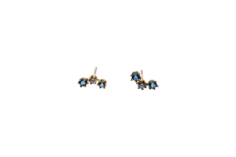 Flat Back Tiny Magic Trio Stud