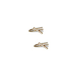 Axis — Horizon Mini Needle Earring (Pavé Diamond)