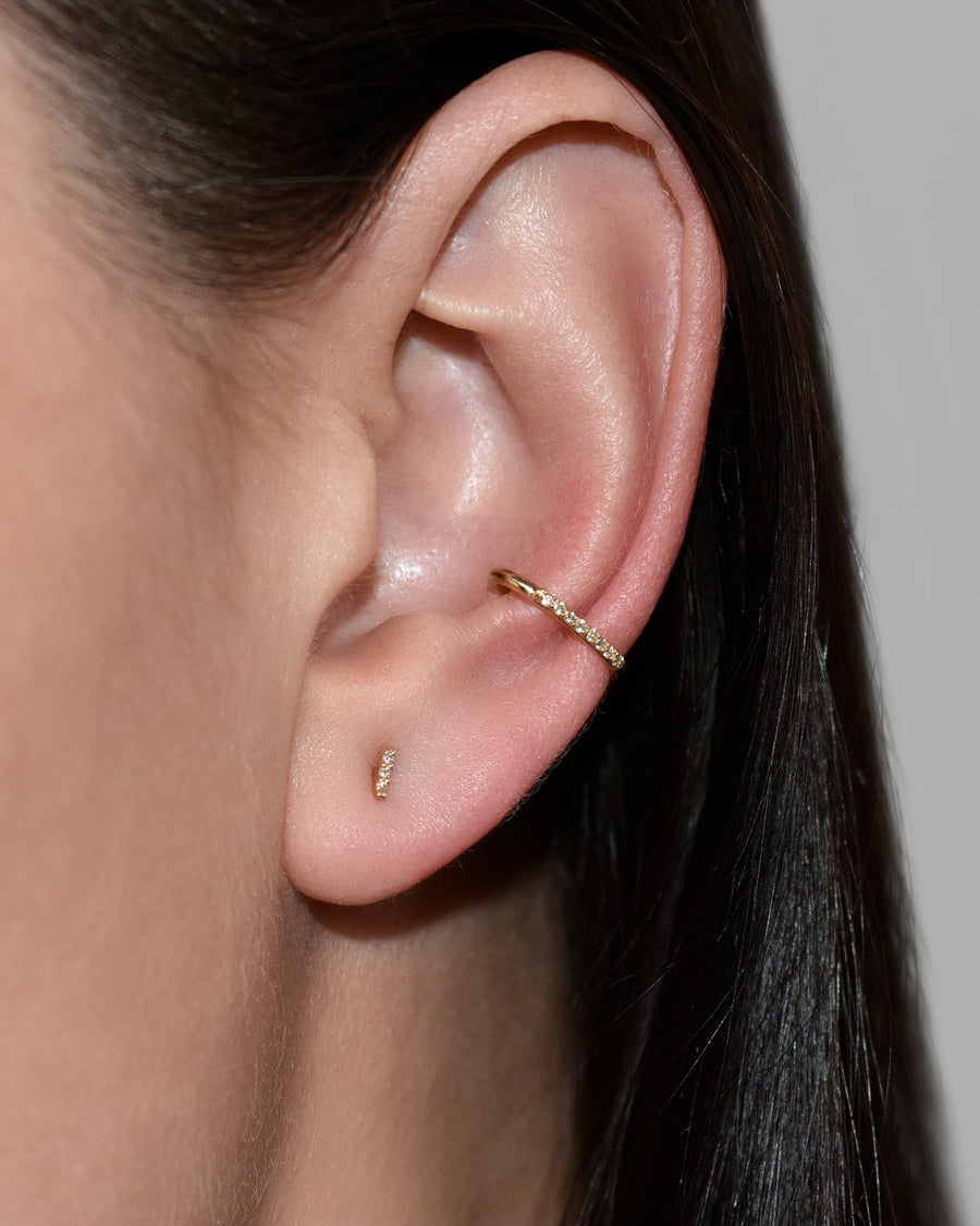Flat Back Black Diamond Brick Stud