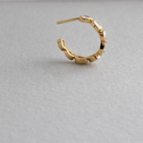 Flow — Sequence Hoop Earrings (Diamond)