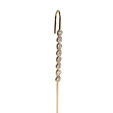 Flow — Sequence Needle Earring (Pear Diamond)