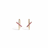 Axis — Horizon Mini Needle Earring (Ruby)