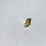 Me and You Gold and Canary Diamond Stud Earring