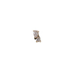 Me and You Gold and Diamonds Stud Earring