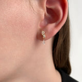 Me and You Diamond Dangle Earring