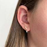 Me and You Diamond Dangle Earring