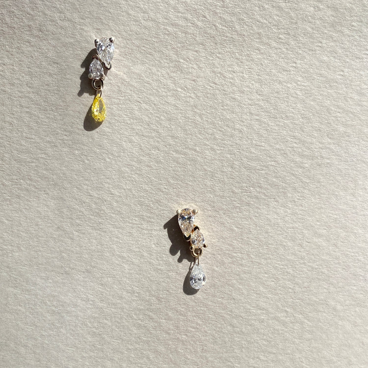 Me and You Canary Dangle Earring