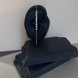 Nexus Diamond Needle Earring
