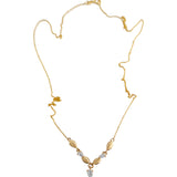 Cascade Water Diamond and Gold Necklace