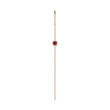 LINE I —Black Diamond Point Needle Earring