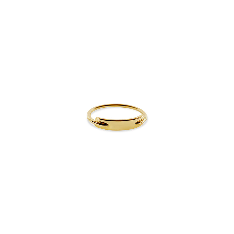 Shield Gold Ring