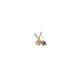 Tiny Sparkle Diamond Stud Earring