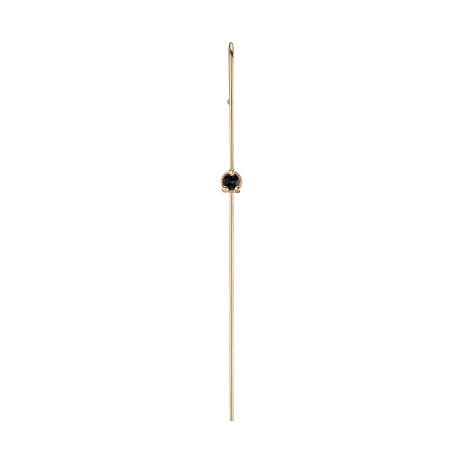 Precious Gem  Needle Earring