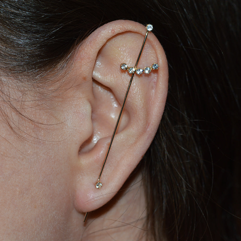 Axis —Meridian Needle Earring