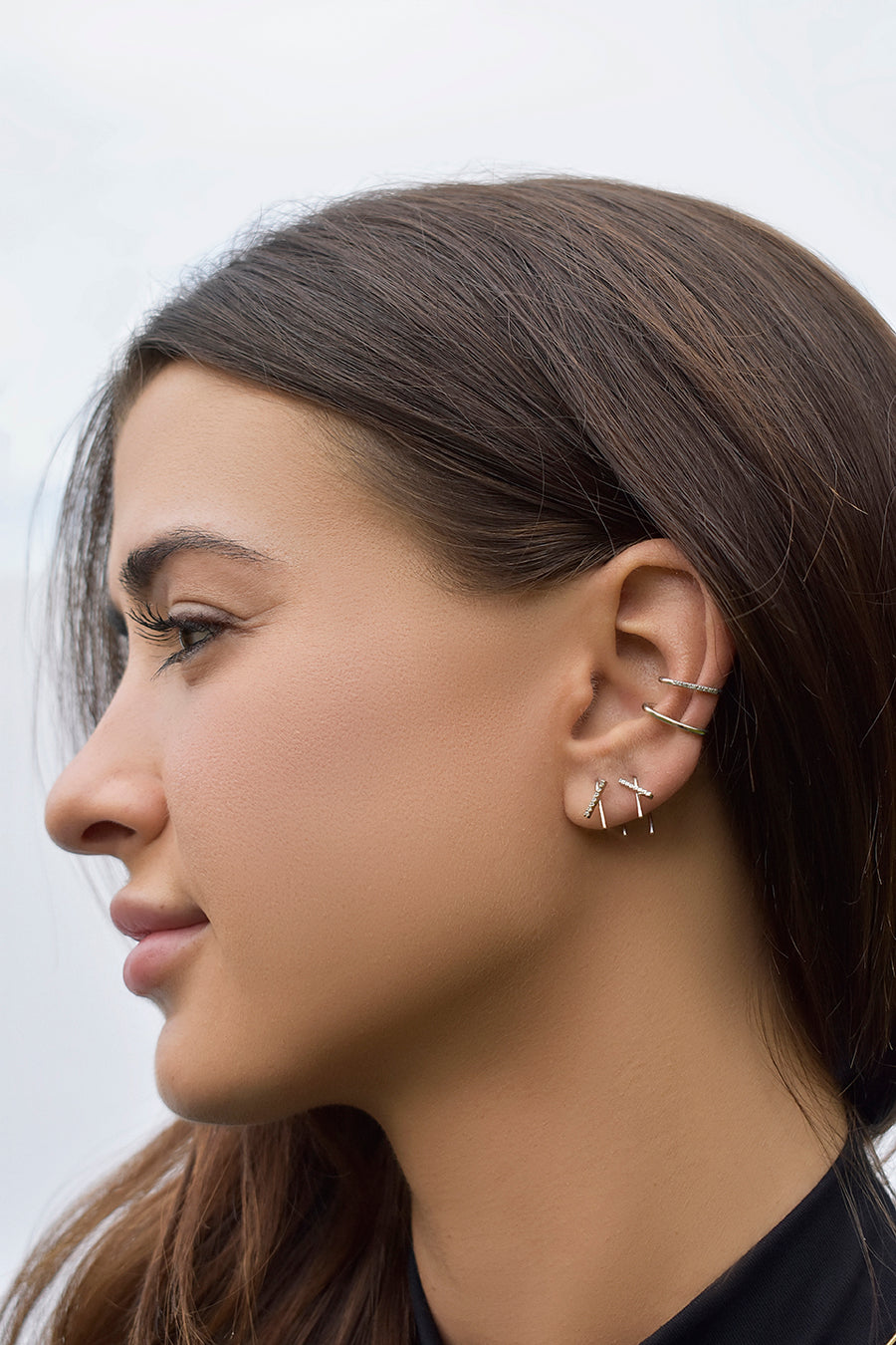 Horizon Mini Thread Earring