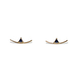 Element Curve Gold Stud Earring