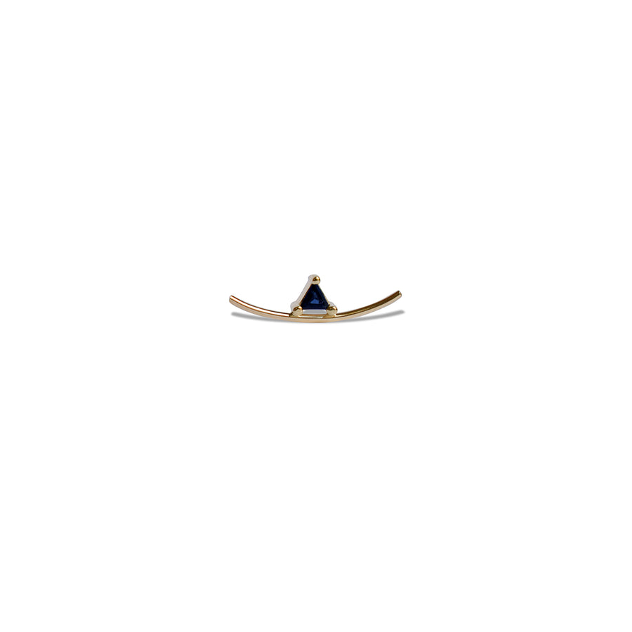 Element Curve Gold Stud Earring