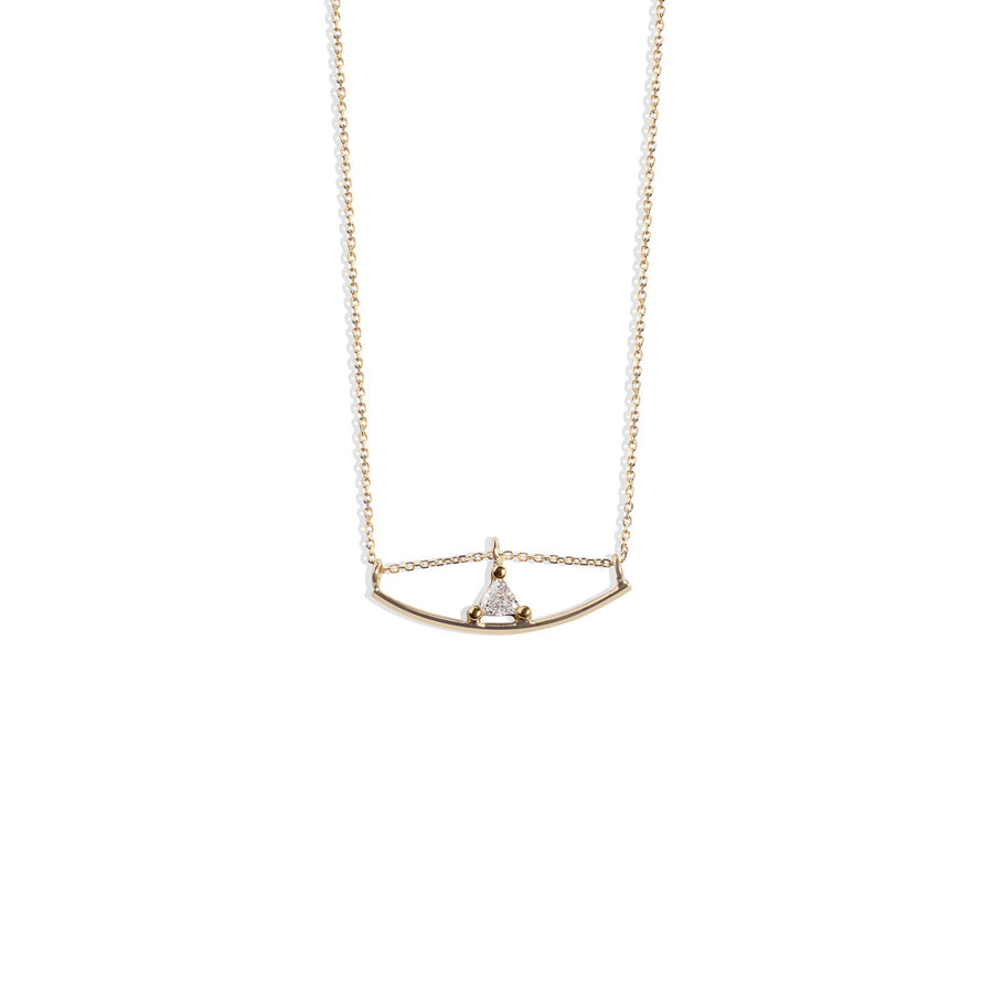 Diamond Element Gold Necklace