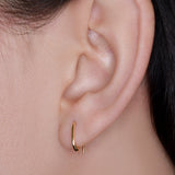 Small Paperclip Earring