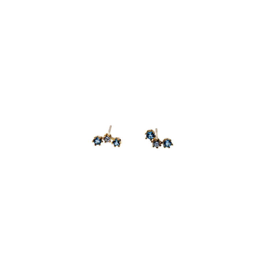 Princess Curve Stud Earring (single)